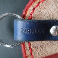 Sandori Schlüsseletui Schlüsseltasche rot blau Keilform 10