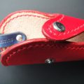 Sandori Schlüsseletui Schlüsseltasche rot blau Keilform 5