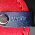 Sandori Schlüsseletui Schlüsseltasche rot blau Keilform 9