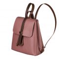 sandori rucksack genarbt koriander schraeg seitlich