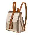 Sandori Rucksack genarbt gold 4